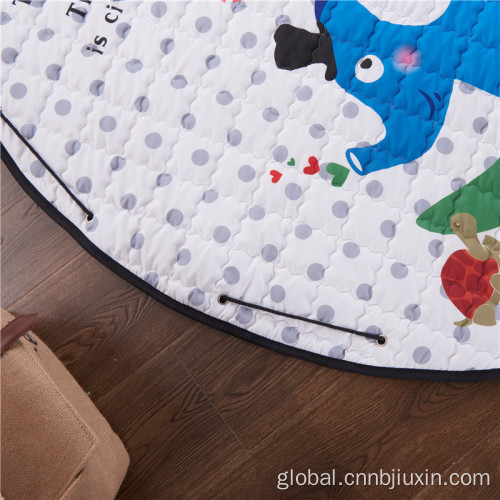 Foam Crawling Mat Round Floor Rugs Baby Toy Storage Bag Play Mat for Kids Supplier